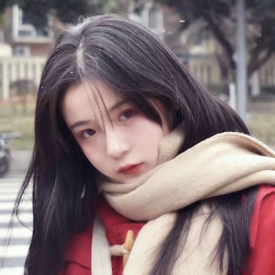 冬天唯美阳光女生头像图片
