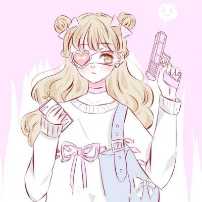 呆萌可爱动漫高清女生头像图片