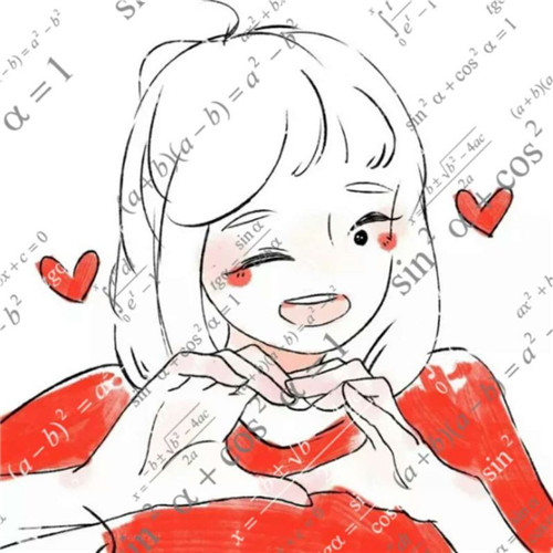 抖音网红闺蜜头像真人带公式单人二张图片