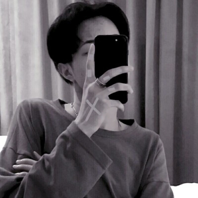 手机控男头帅气遮脸高清霸气图片
