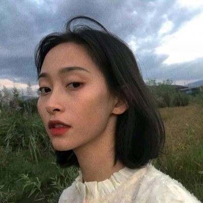 短发女孩微信头像图片