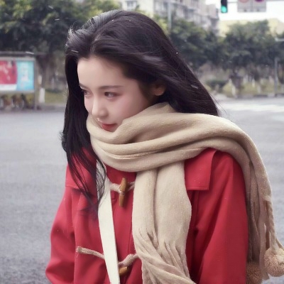冬天唯美阳光女生头像图片