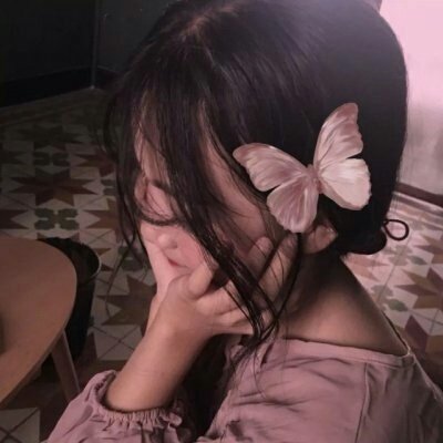 少女软妹头像粉色
