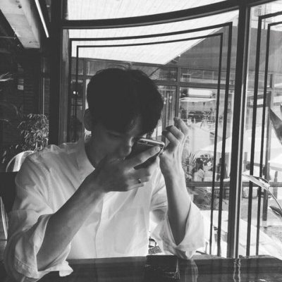 黑白头像男生冷酷霸气个性真人图片