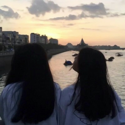 个性闺蜜头像高清2个单人图片