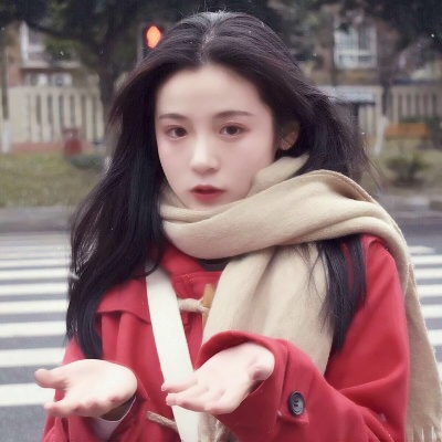 冬天唯美阳光女生头像图片