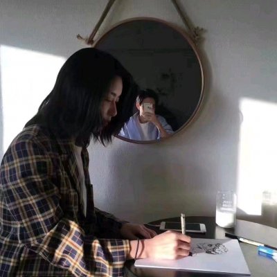 短发女孩微信头像图片