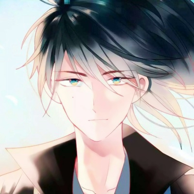 二次元动漫男头高冷帅气干净图片