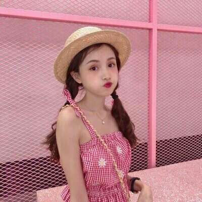 少女软妹头像粉色