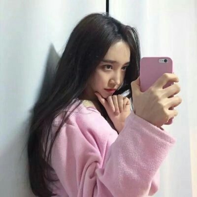 少女软妹头像粉色