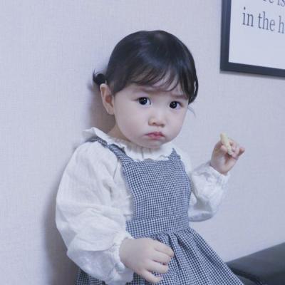 露脸头像女可爱小孩