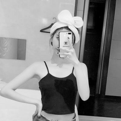 qq黑色头像图片女