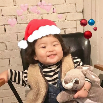 微信最近很火的圣诞帽头像