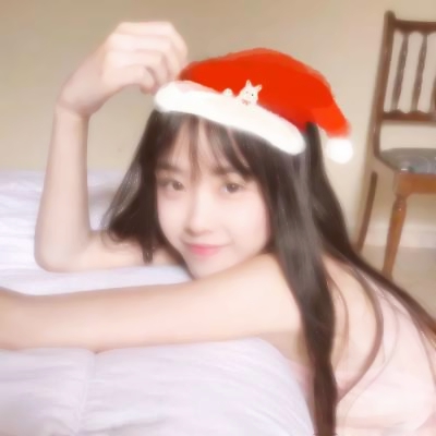 微信最近很火的圣诞帽头像