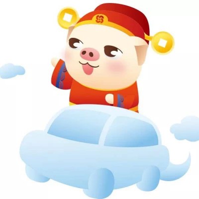 可爱财神猪头像高清图片