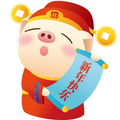 可爱财神猪头像高清图片