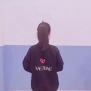 高清情侣背影侧脸头像