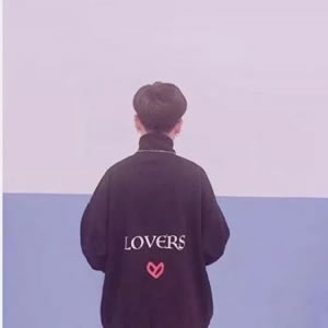 高清情侣背影侧脸头像