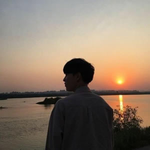 高清情侣背影侧脸头像