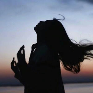 高清情侣背影侧脸头像