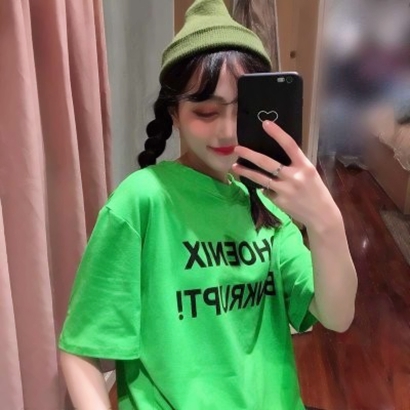 高清绿色头像女生图片