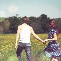 治愈系情侣照片背影头像