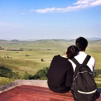 治愈系情侣照片背影头像