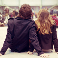 治愈系情侣照片背影头像