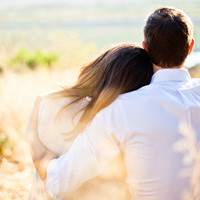 治愈系情侣照片背影头像