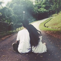 治愈系情侣照片背影头像