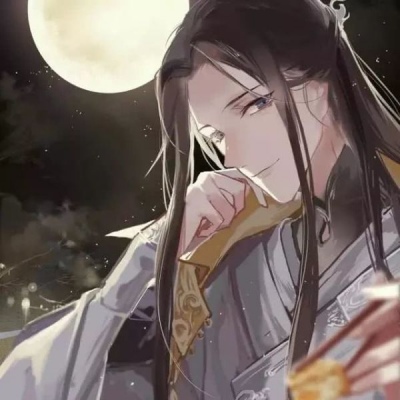古风手绘男生头像