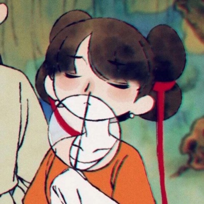 可爱卡哇伊动漫情侣头像一人一半图片