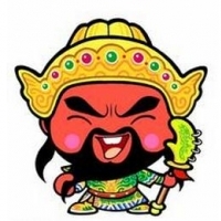 Q版三国关羽关云长可爱头像图片