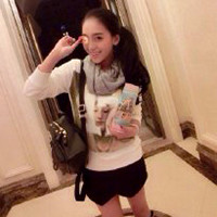 车展美女曹阳素颜照片头像图片
