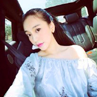车展美女曹阳素颜照片头像图片