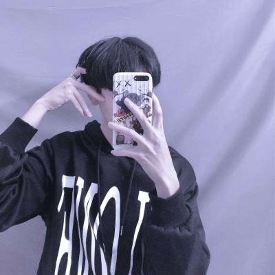 微信手机挡脸男头