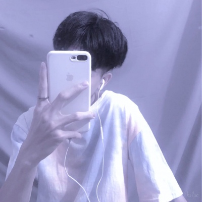 微信手机挡脸男头
