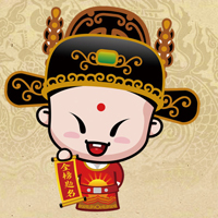 可爱财源滚滚喜庆头像图片