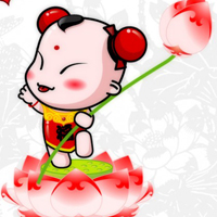 可爱财源滚滚喜庆头像图片