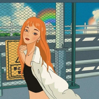 2025情头动漫一男一女可爱图片