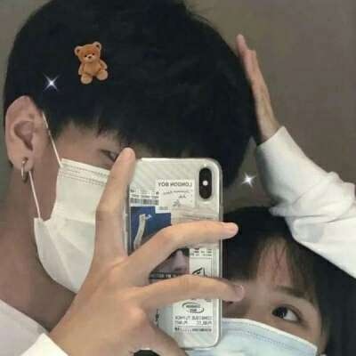 微信甜蜜一对两张真人情侣头像