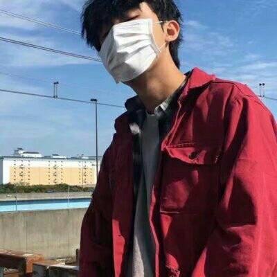红色系高清真人男生超酷头像