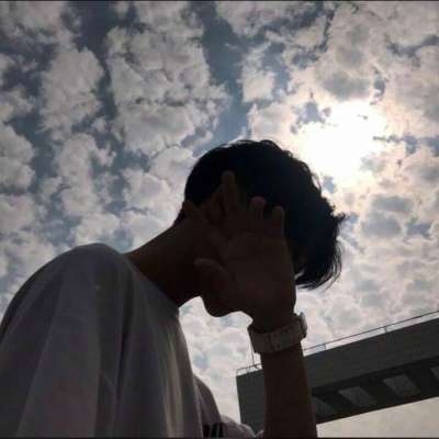 帅气侧脸高清微信头像男