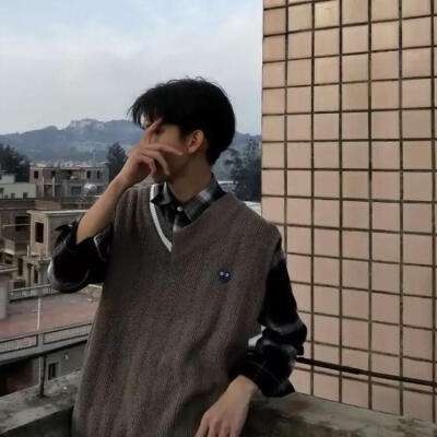 帅气侧脸高清微信头像男