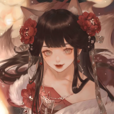 高质头像女生动漫新年图片