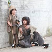 乞丐的头像图片