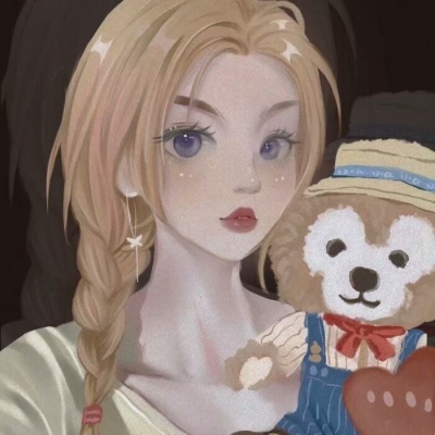 超美的女生头像手绘