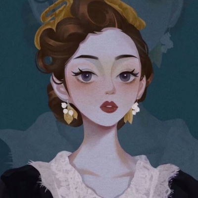 超美的女生头像手绘
