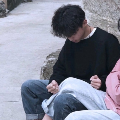 超甜情侣头像真人男女同框