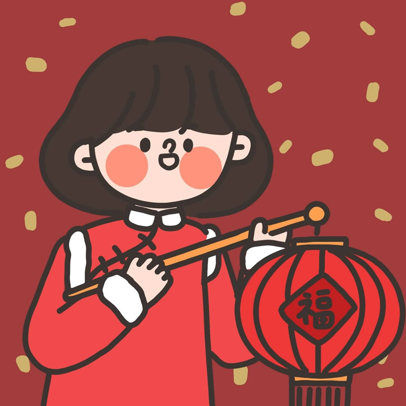 情侣暴富发财头像